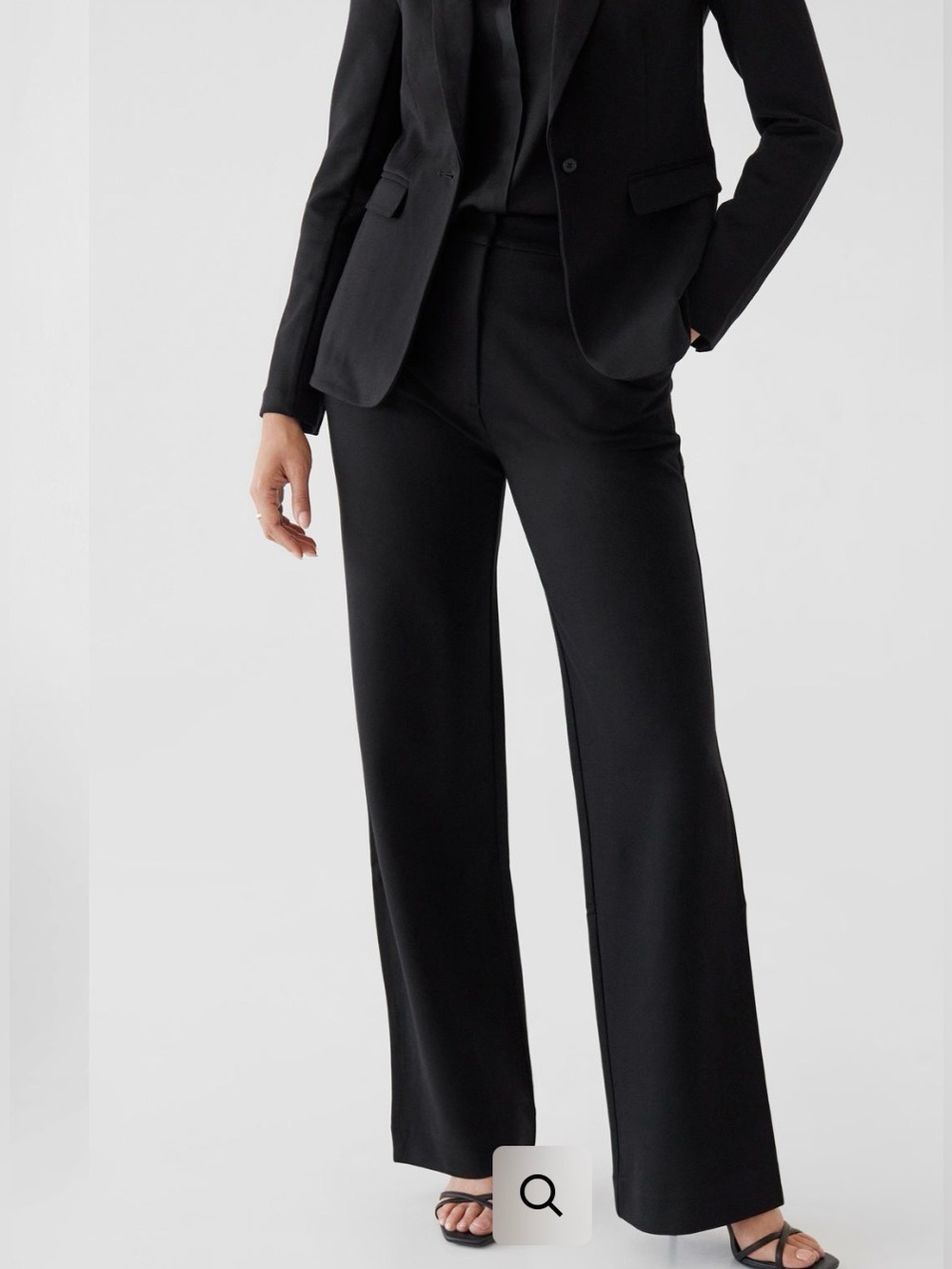 Sophie Grace Josephine pant -XL Classic Black Wide-Leg Women's Trousers